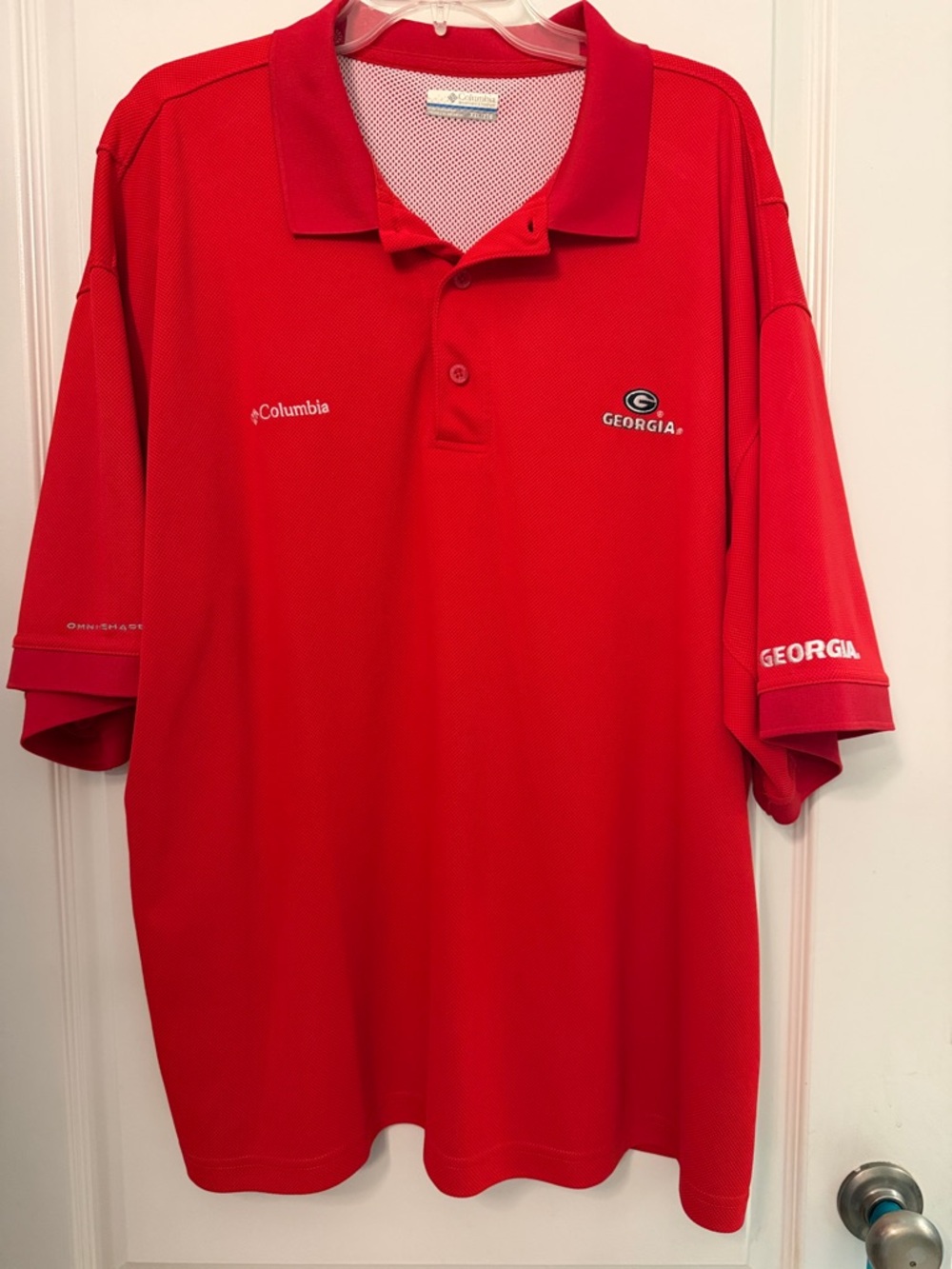 Columbia Men’s Red Georgia Bulldogs Performance Polo